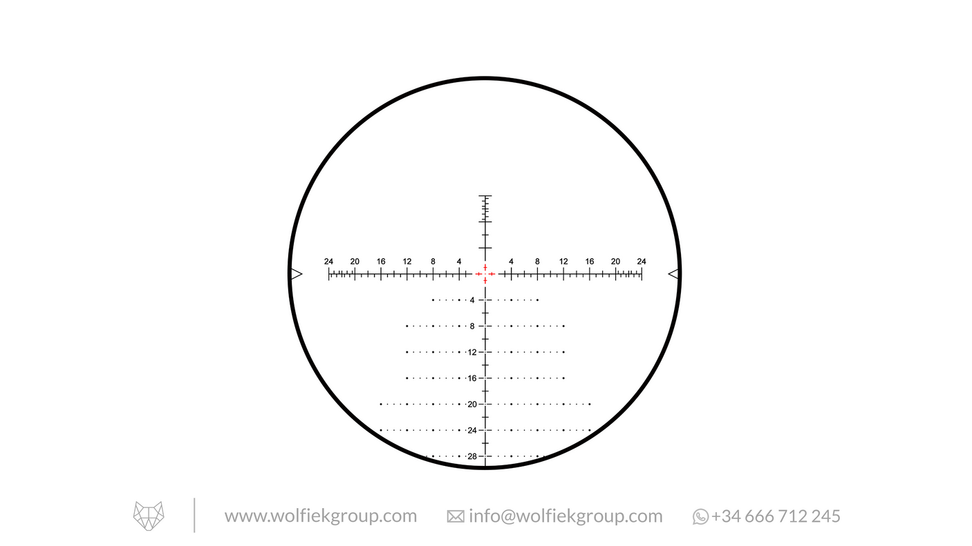 Vector Optics Taurus Riflescope - 6-24x50 HD MOA