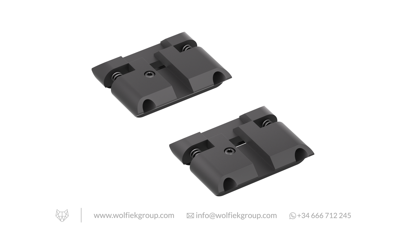 Vector Optics 11 mm Dovetail To Picatinny Rail Adaptor Set