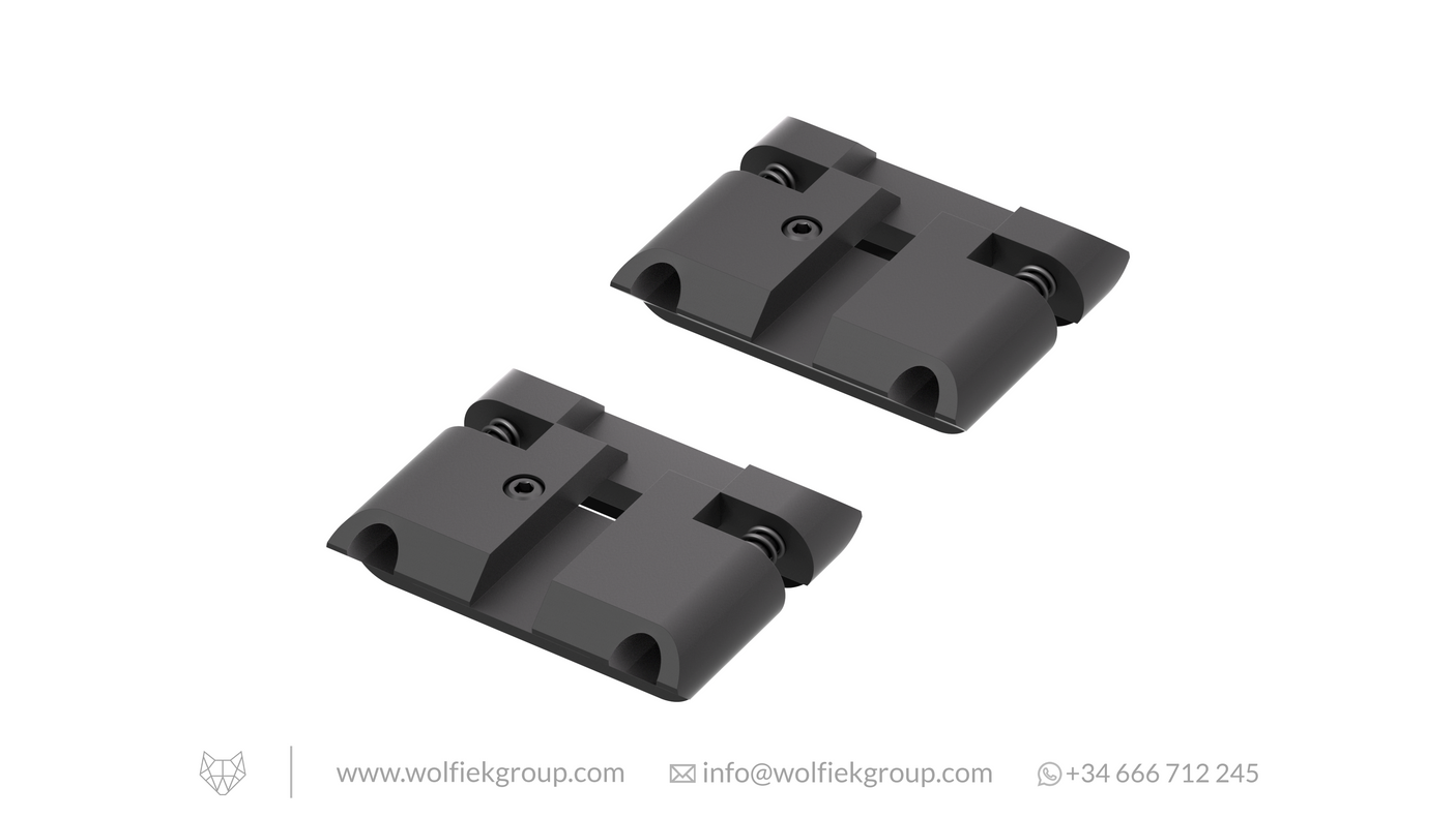 Vector Optics 11 mm Dovetail To Picatinny Rail Adaptor Set