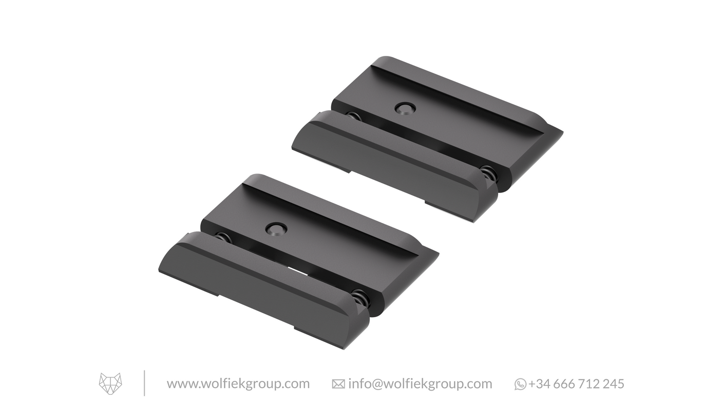 Vector Optics 11 mm Dovetail To Picatinny Rail Adaptor Set