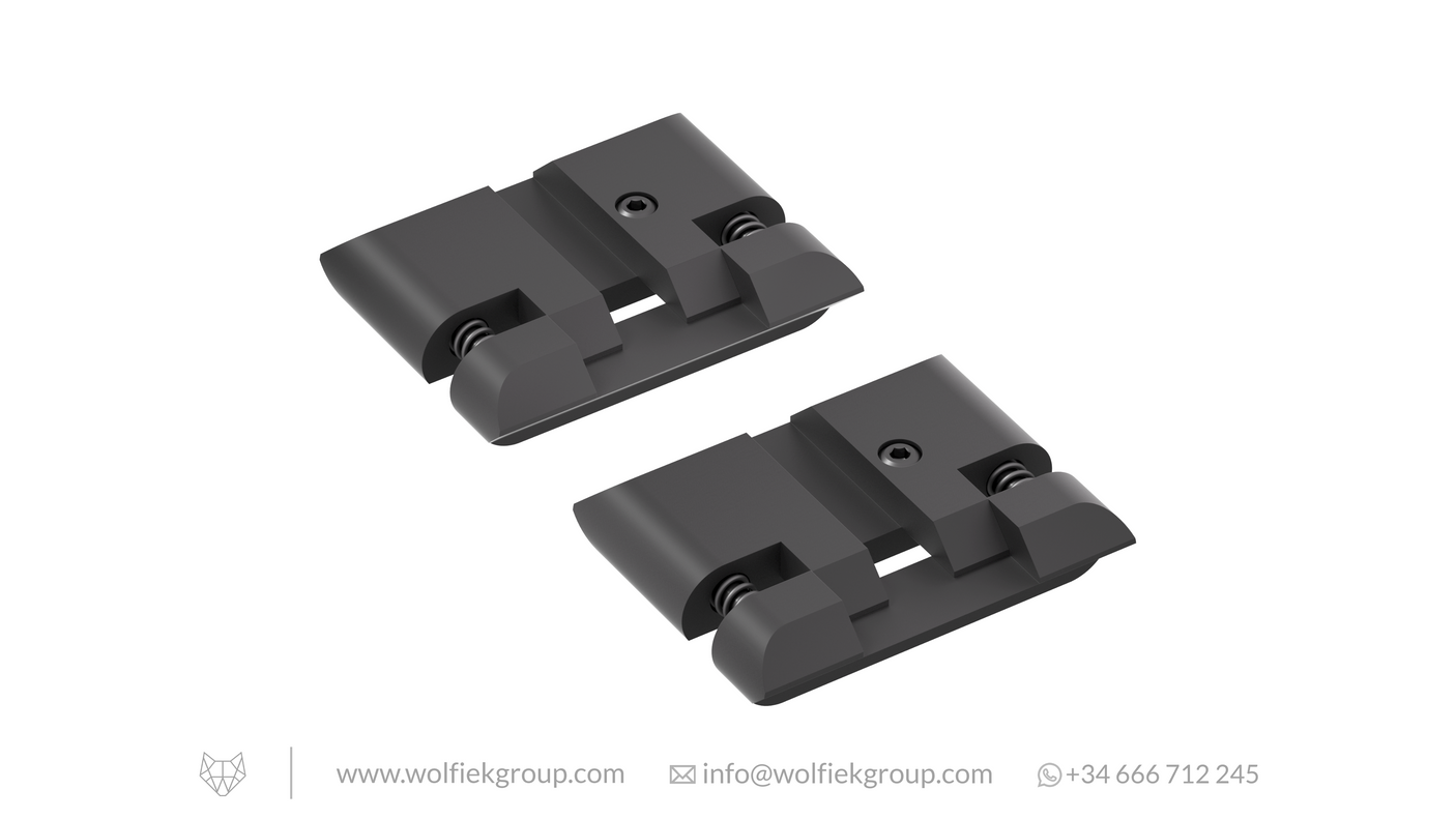 Vector Optics 11 mm Dovetail To Picatinny Rail Adaptor Set