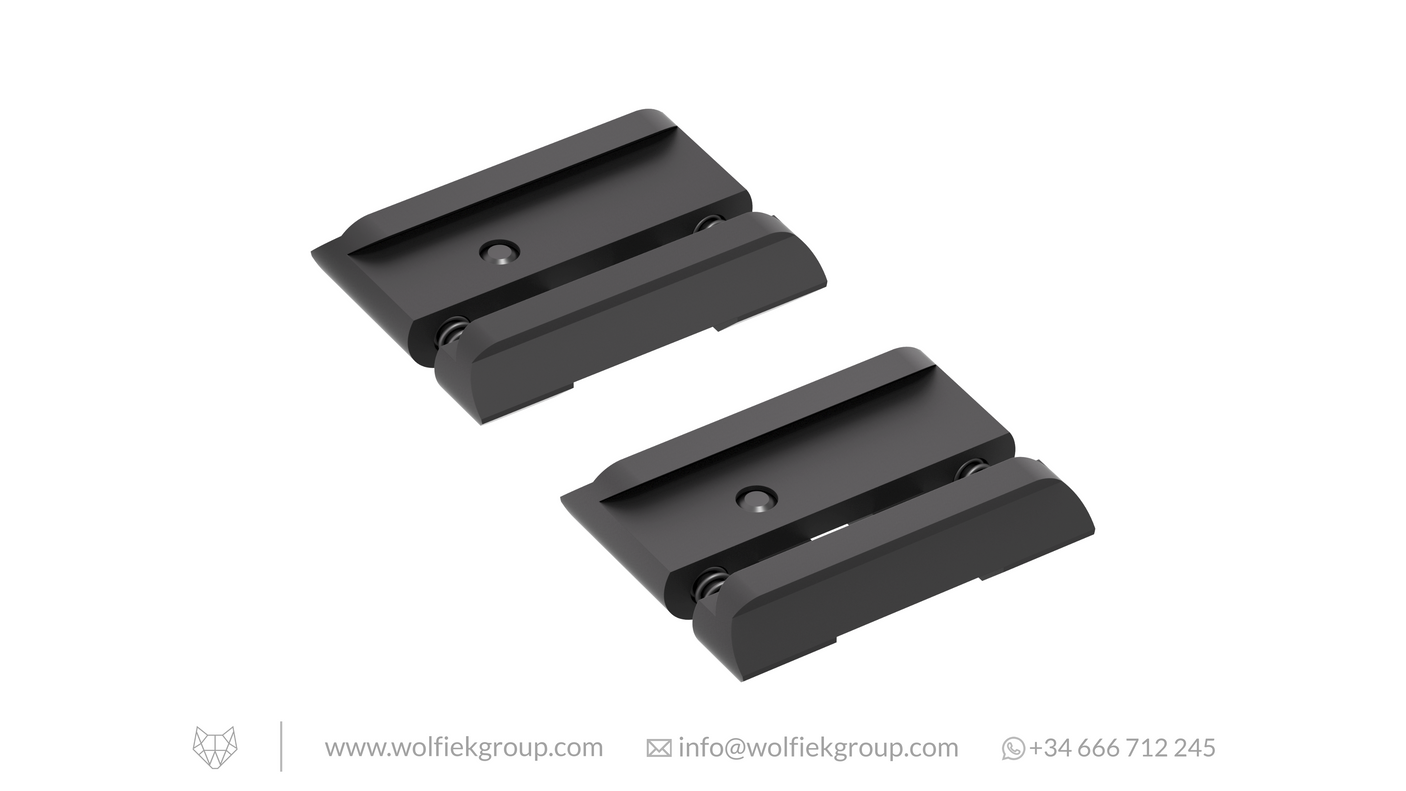 Vector Optics 11 mm Dovetail To Picatinny Rail Adaptor Set