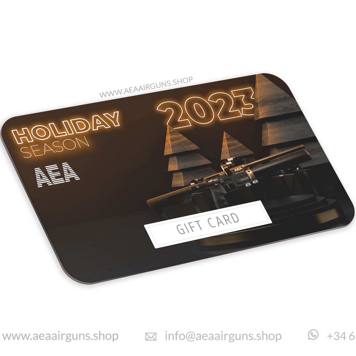 Holiday Season Gift Card 2023 AEA Airguns Shop