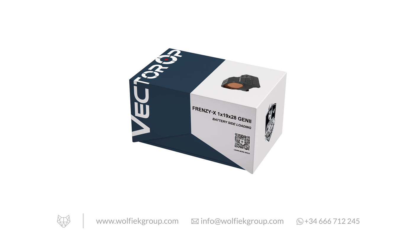 Vector Optics Frenzy Flex Titanium Red Dot Sight - 1x19x28 GenII