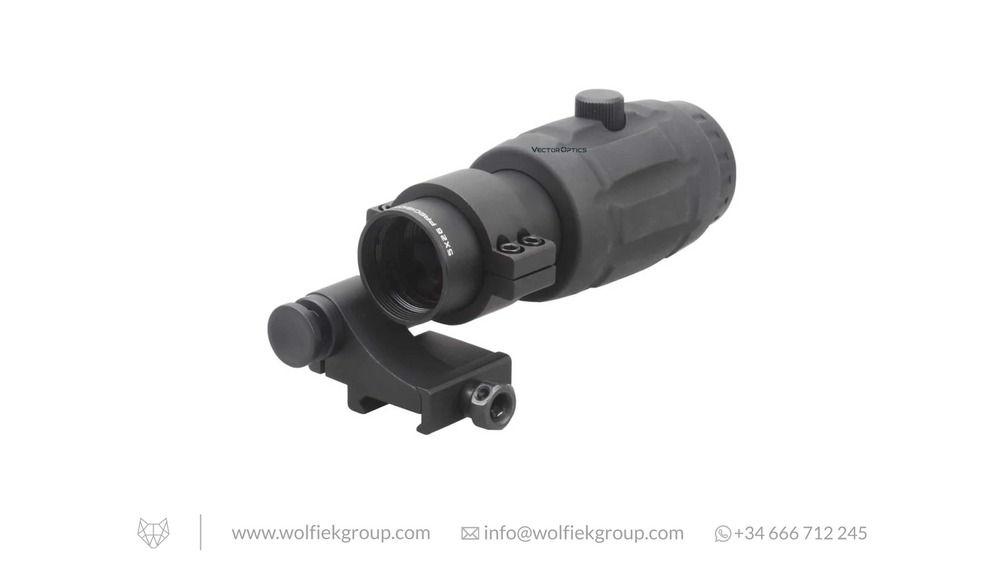 Vector Optics Maverick Magnifier with Flip Side Mount - 5x26