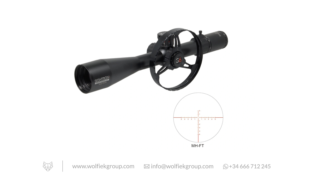 Sightron Riflescope · S6 10-60X56 ED FT SNAP FOCUS