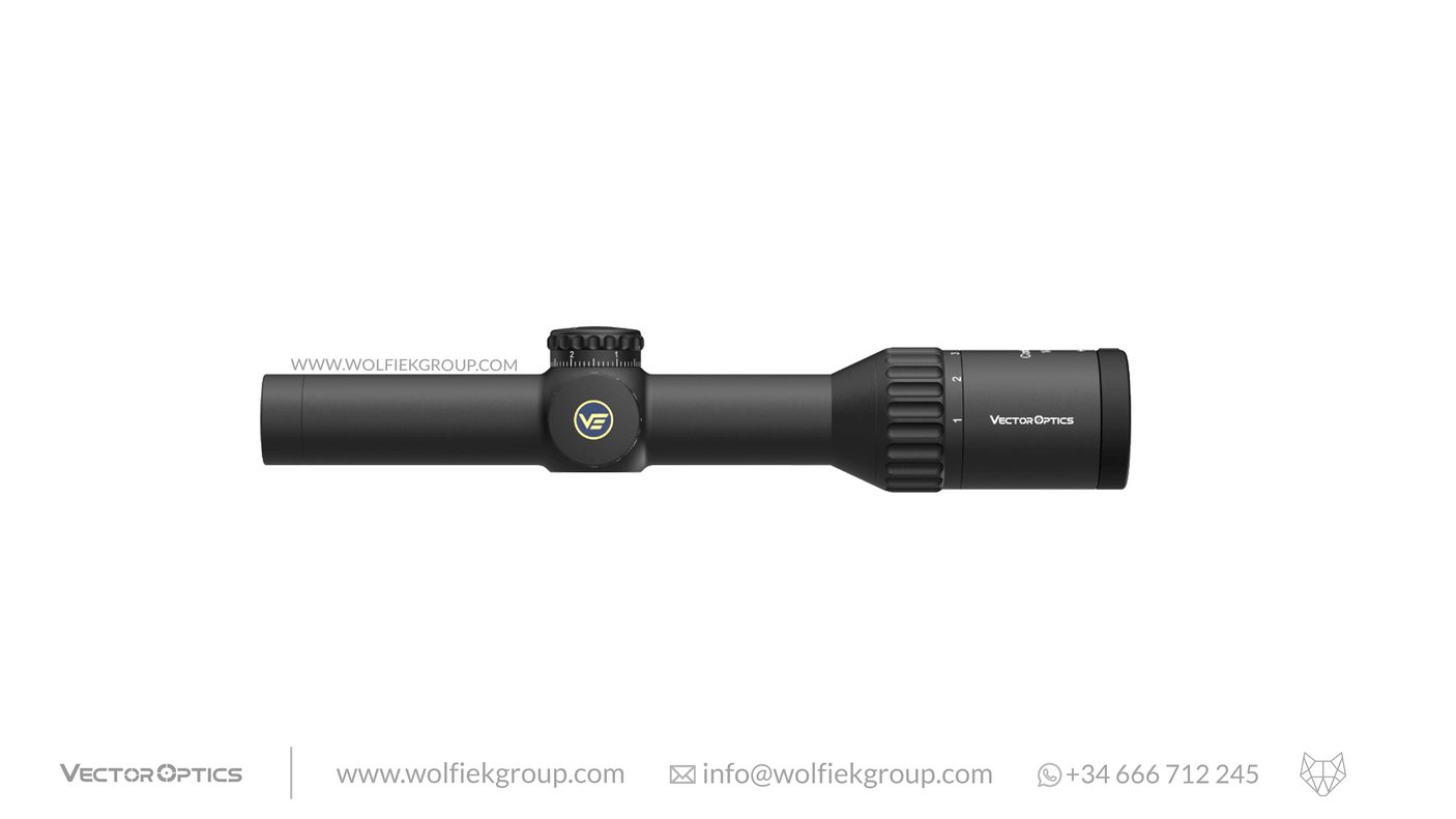 Vector Optics Continental Riflescope - x6 1-6x24 Fiber SFP