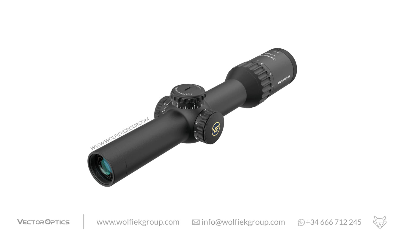 Vector Optics Continental Riflescope - x6 1-6x24 Fiber SFP