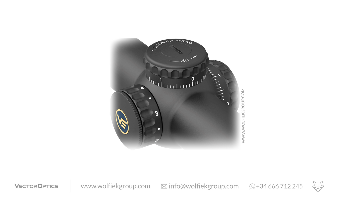 Vector Optics Continental Riflescope - x6 1-6x24 Fiber SFP