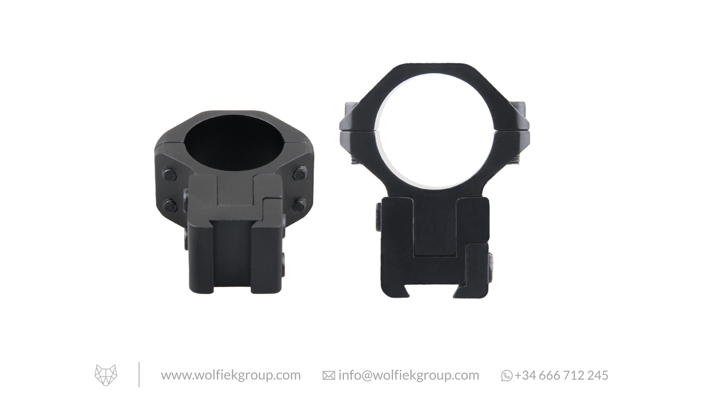 Vector Optics Dovetail Adjustable Riflescope Mounts - 25.4mm