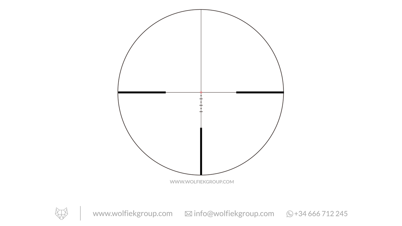 Vector Optics Continental Riflescope - x6 1-6x24 Fiber SFP