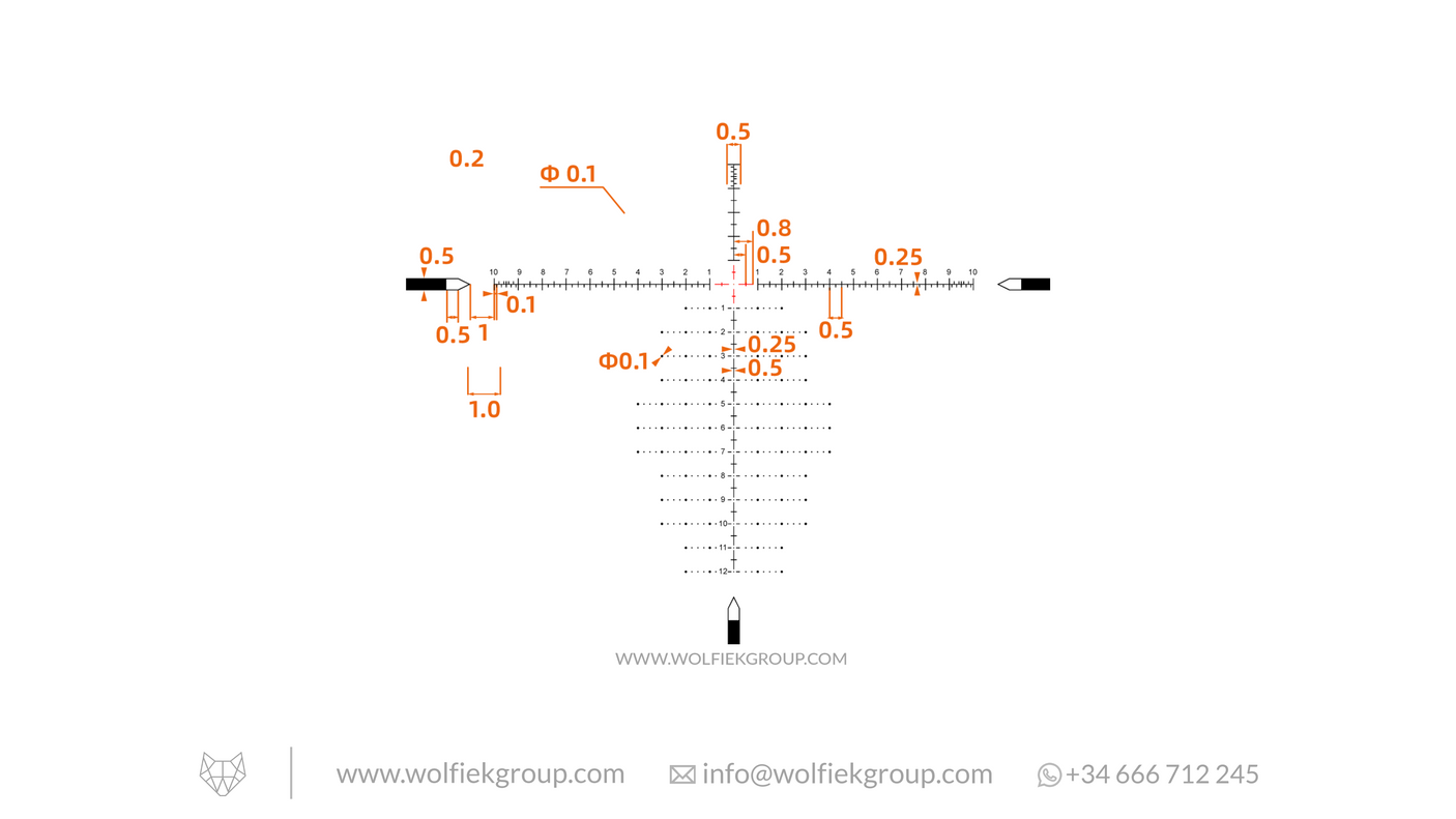 Vector Optics Taurus Riflescope - 6-24x50 HD MIL