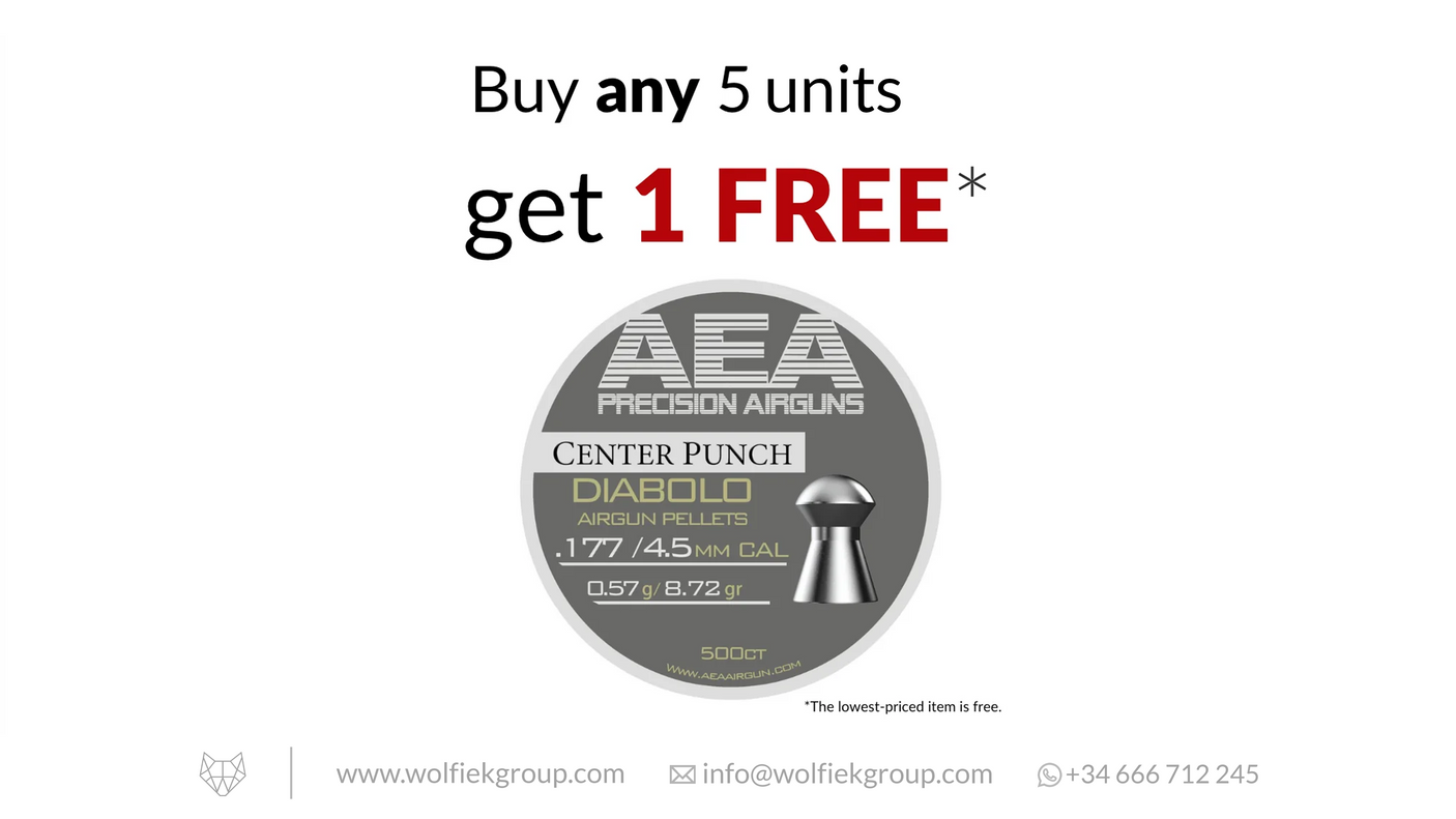 AEA Center Punch Diabolo Pellets - Cal .177 (4.5mm) | 0.57g (8.72gr)