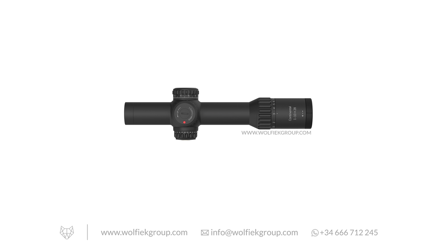 Vector Optics Continental Riflescope – x10 1-10x28 ED VET-CTR FFP