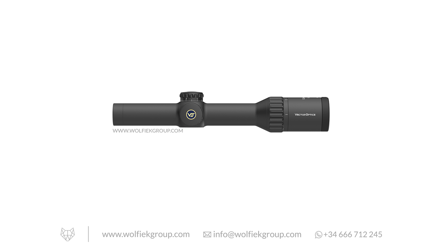 Vector Optics Continental Fiber LPVO Riflescope - x8 1-8x24i ED