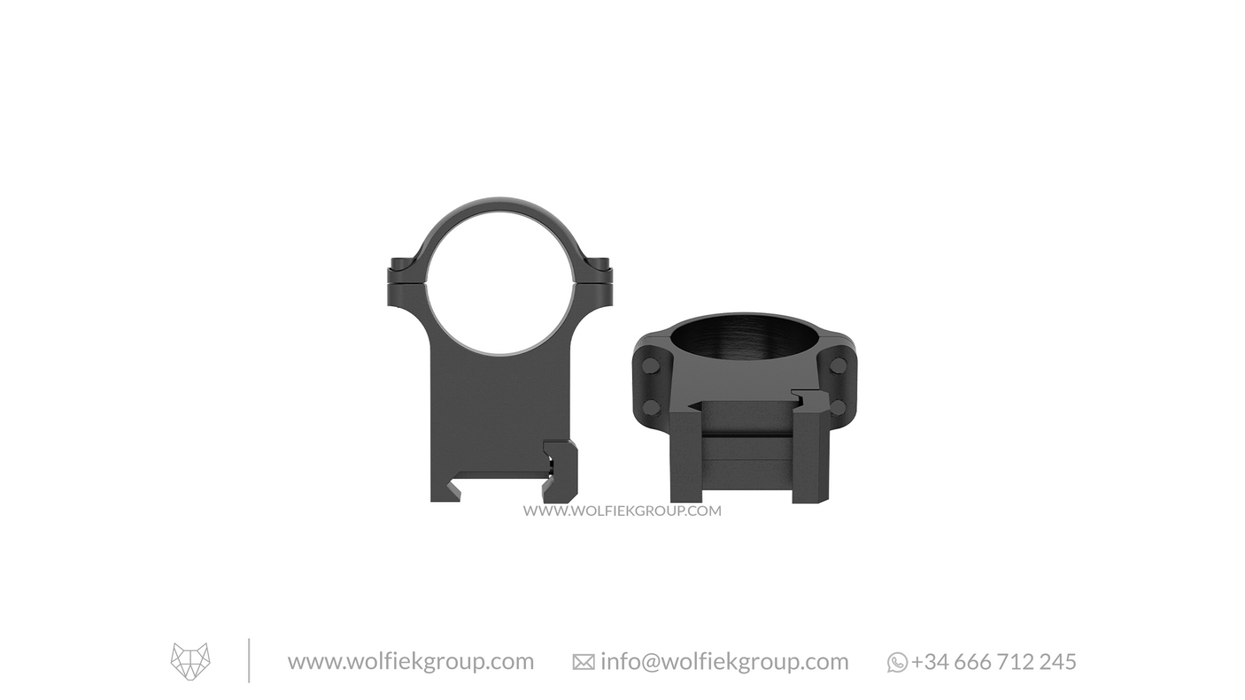 Vector Optics Weaver Riflescope Steel Mounts - 30mm