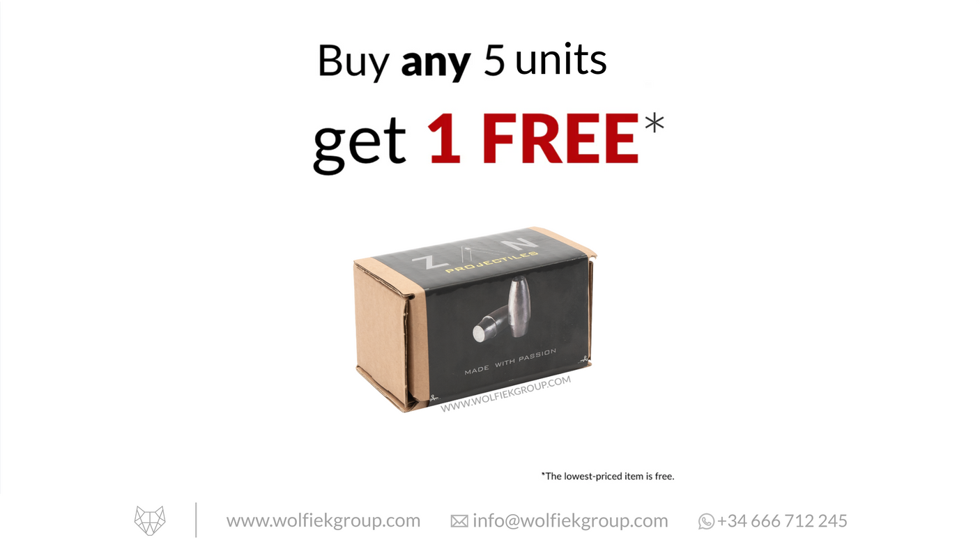 Zan Projectiles Airgun Slugs - Cal .457 (11.6mm)