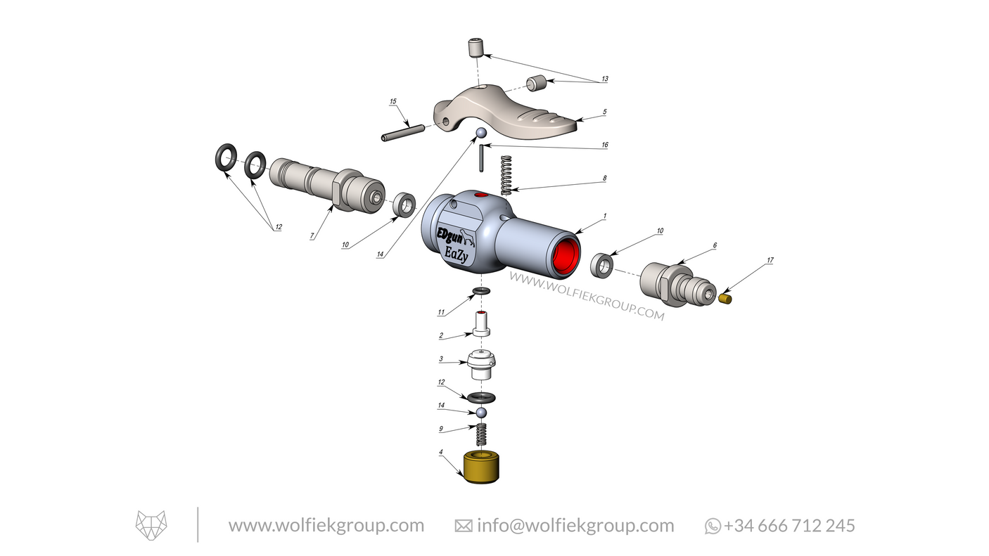 EaZy Fill - Revolutionary filling station spare parts diagram