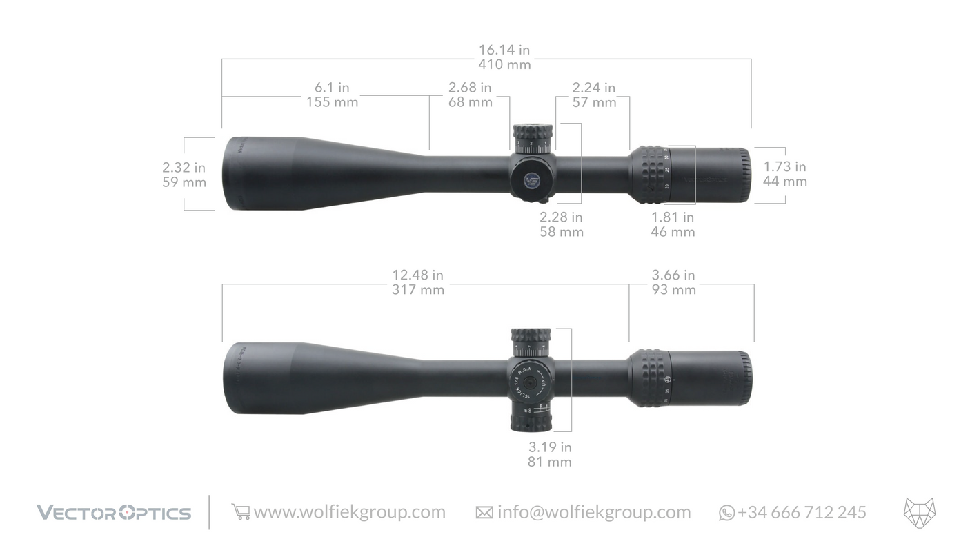 Vector Optics Sentinel X Riflescope - 10-40x50 SFP