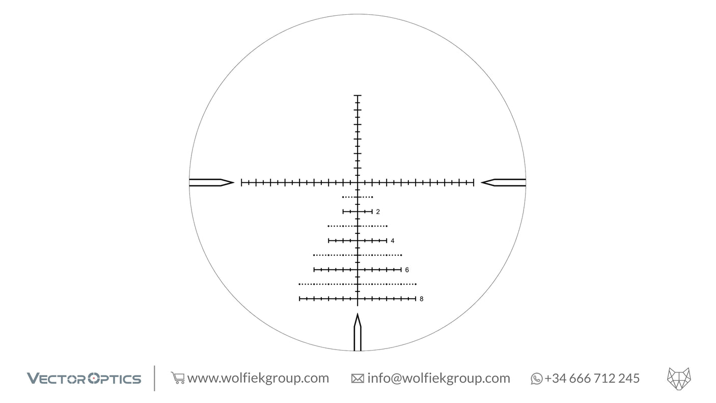 Vector Optics Marksman Riflescope - 6-24x50 FFP