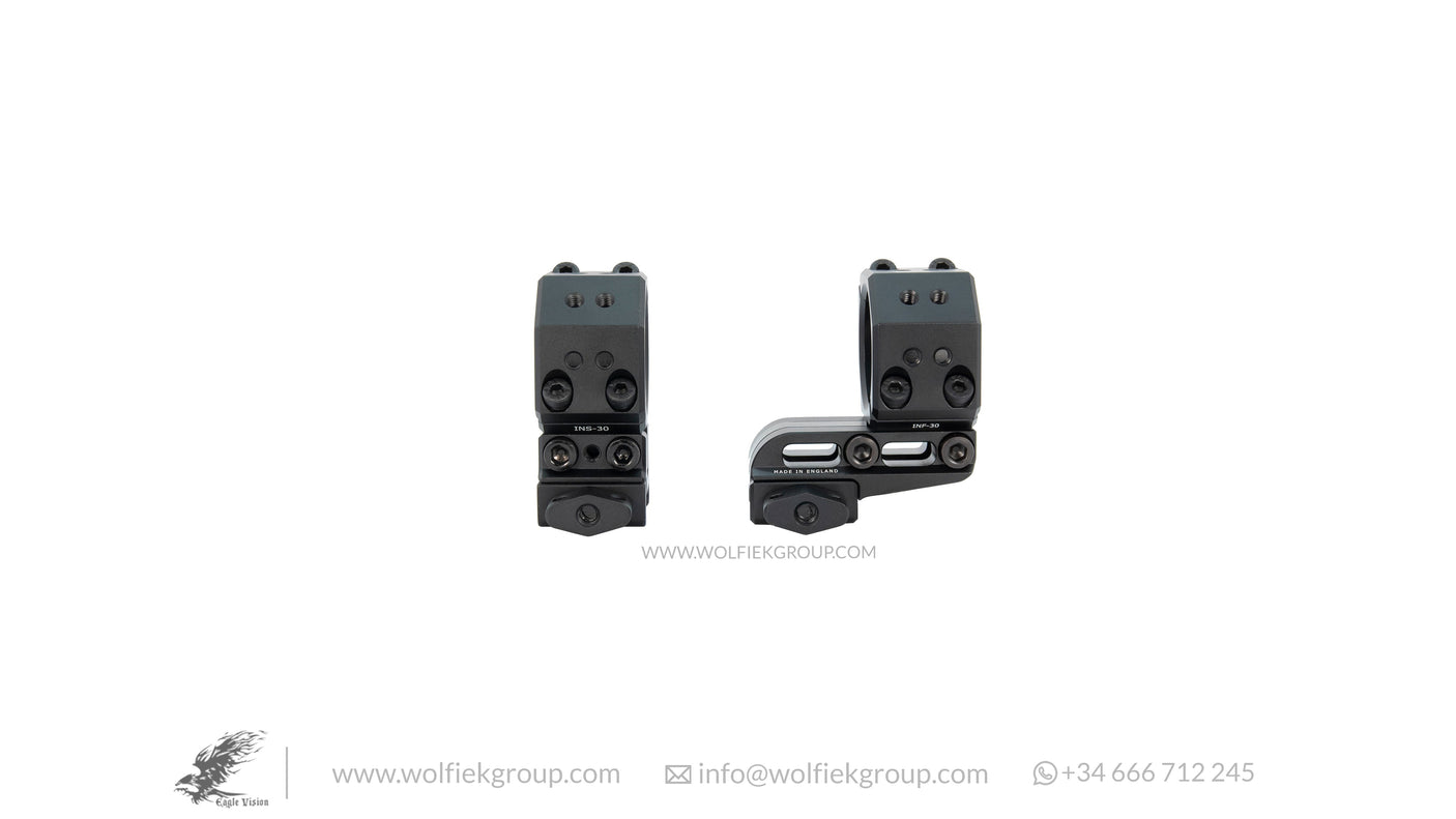 Eagle Vision Infinity Elevation Adjustable Riflescope Mounts - 30mm (INS/Forward)