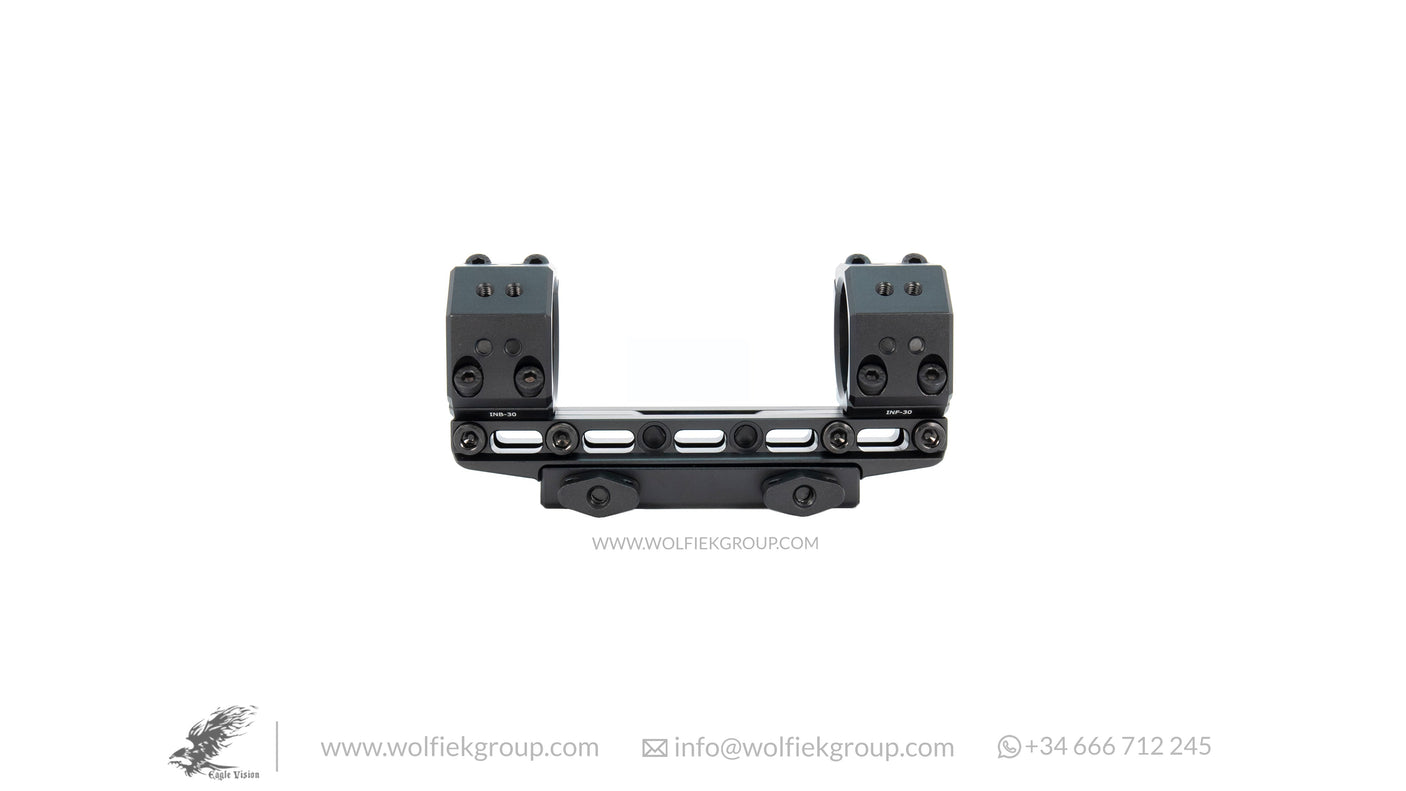 Eagle Vision One-Piece Infinity Elevation Picatinny Riflescope Mounts - 30mm