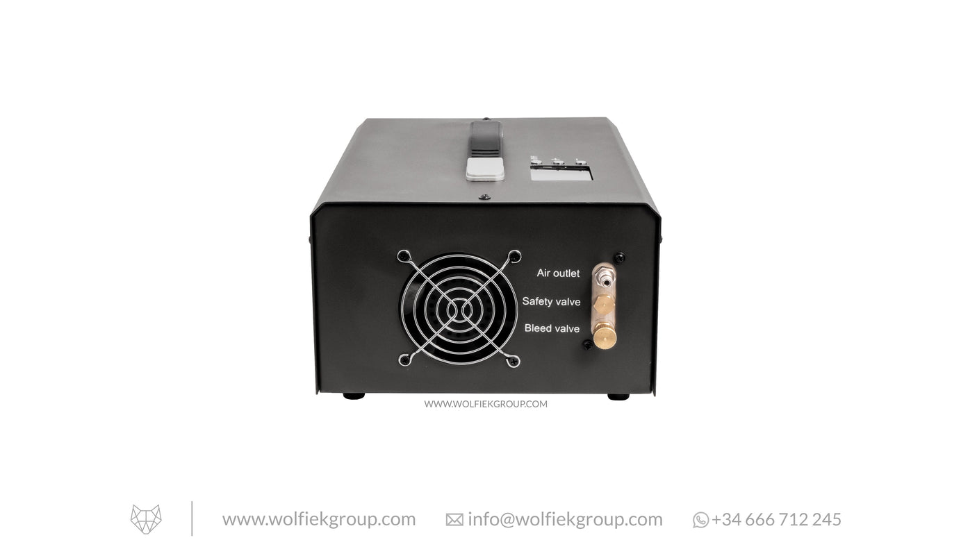 12v/110v 310bar/4500psi PCP Airgun Compressor front view