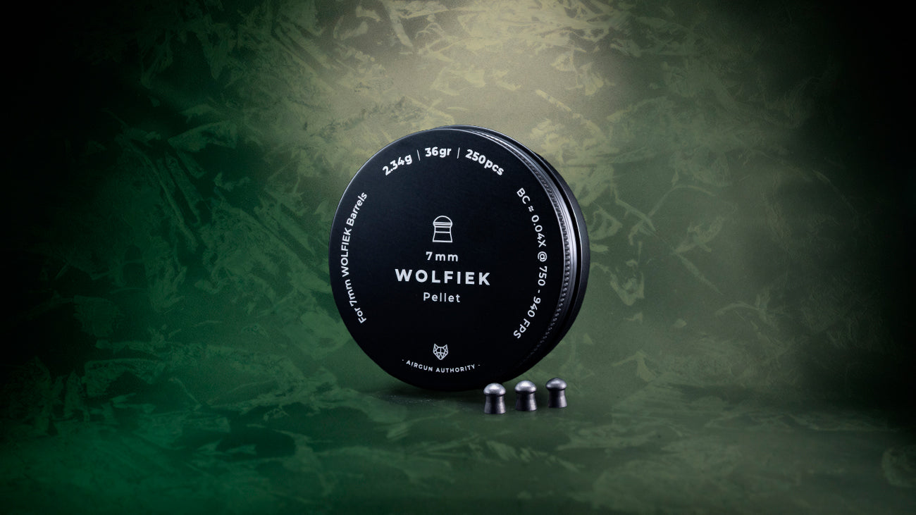 7mm WOLFIEK Match Diabolo Pellets – 36gr