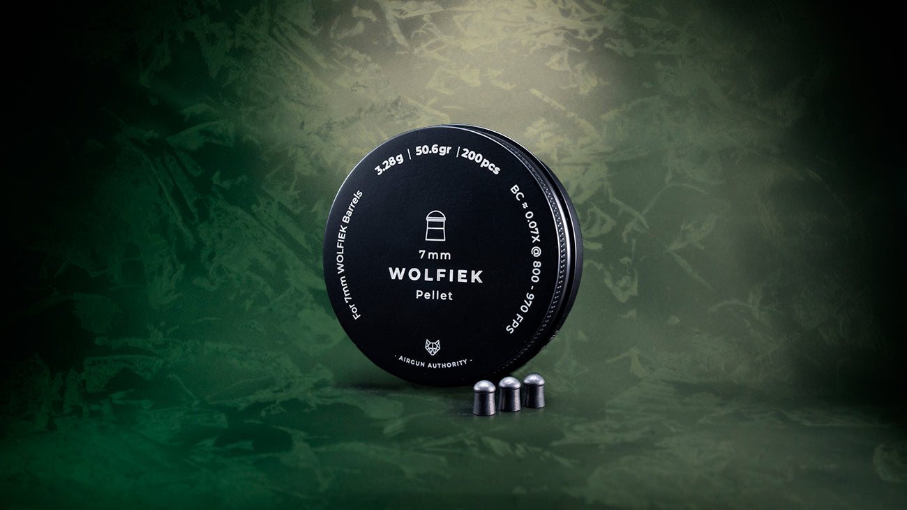 7mm WOLFIEK EBR HBC Diabolo Pellets – 50.6gr