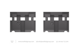 Vector Optics 11 mm Dovetail To Picatinny Rail Adaptor Set