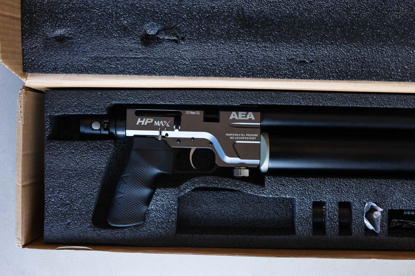 HP Max · Cal .35 (9mm) · 13" Barrel · Returned · Grade: AAA · 25% OFF