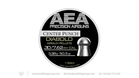 AEA Center Punch Diabolo Pellets · Domed · Cal .30 (7.62mm)