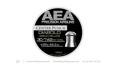 AEA Center Punch Diabolo Pellets · Domed · Cal .30 (7.62mm)