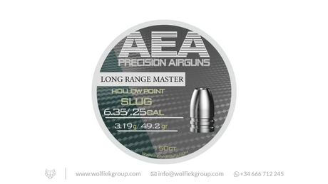 AEA Long Range Master Slugs · Hollow Point · Cal .25 (6.35mm)