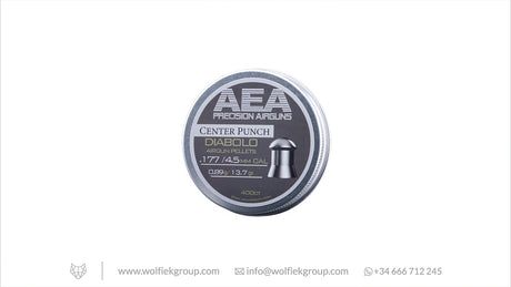 AEA Center Punch Diabolo Pellets · Domed · Cal .177 (4.5mm)