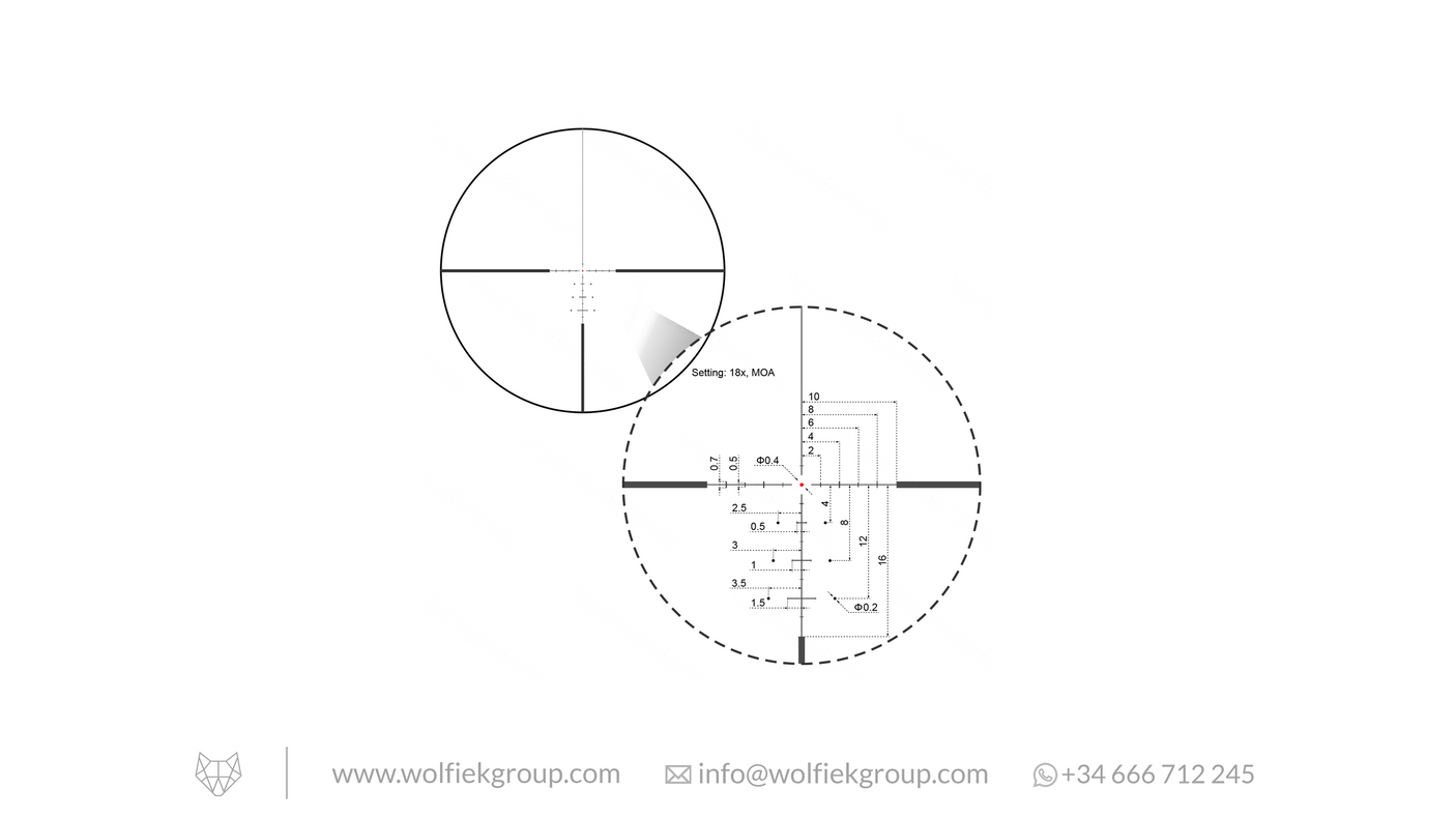 Vector Optics · Continental · x6 3-18x50 CDM Hunting SFP