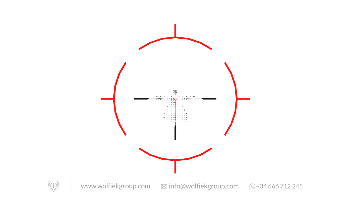 Vector Optics Continental Riflescope - x6 2-12x44 RAR MPVO