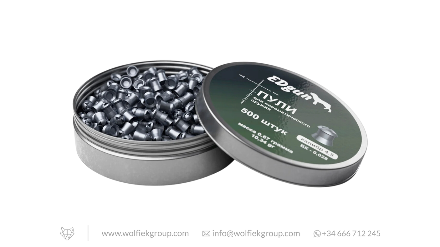 EDgun Hades Airgun Pellets - Cal .177 (4.5mm) | 0.67g (10.34gr)