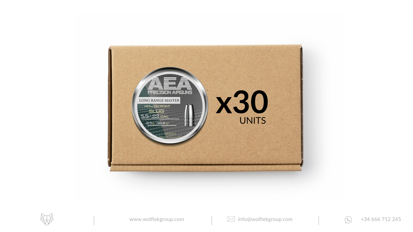 AEA Master Box Long Range Master Slugs · Hollow Point · Cal .22 (5.5mm)