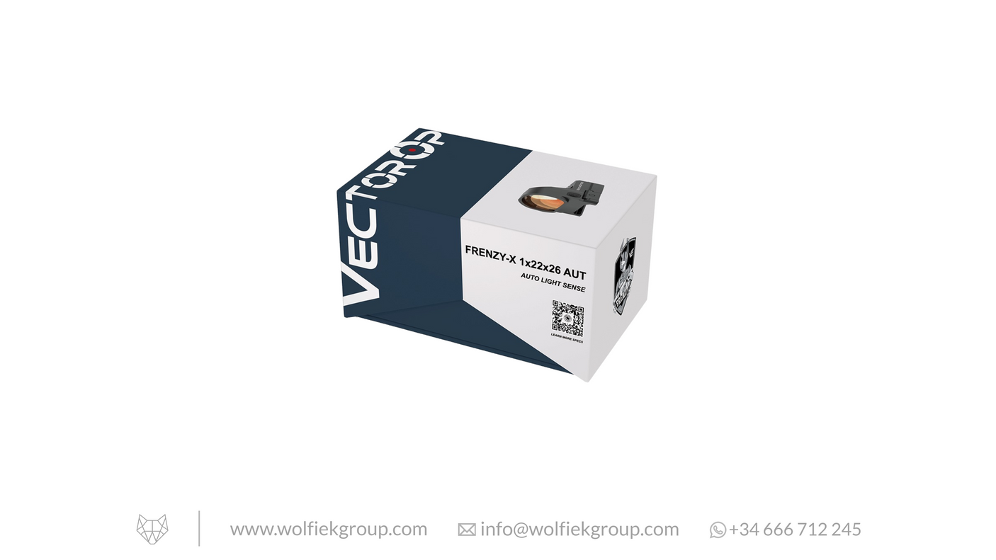 Vector Optics · Frenzy-X 1x22x26 AUT Red Dot Auto Light Sensor · SCRD-37