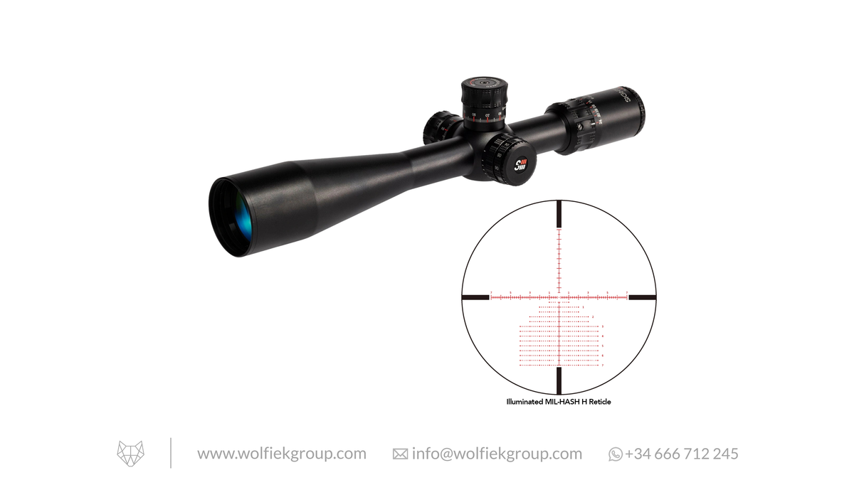 Sightron Riflescope · SIII Precision Long Range FFP 6-24x50 Zero Stop