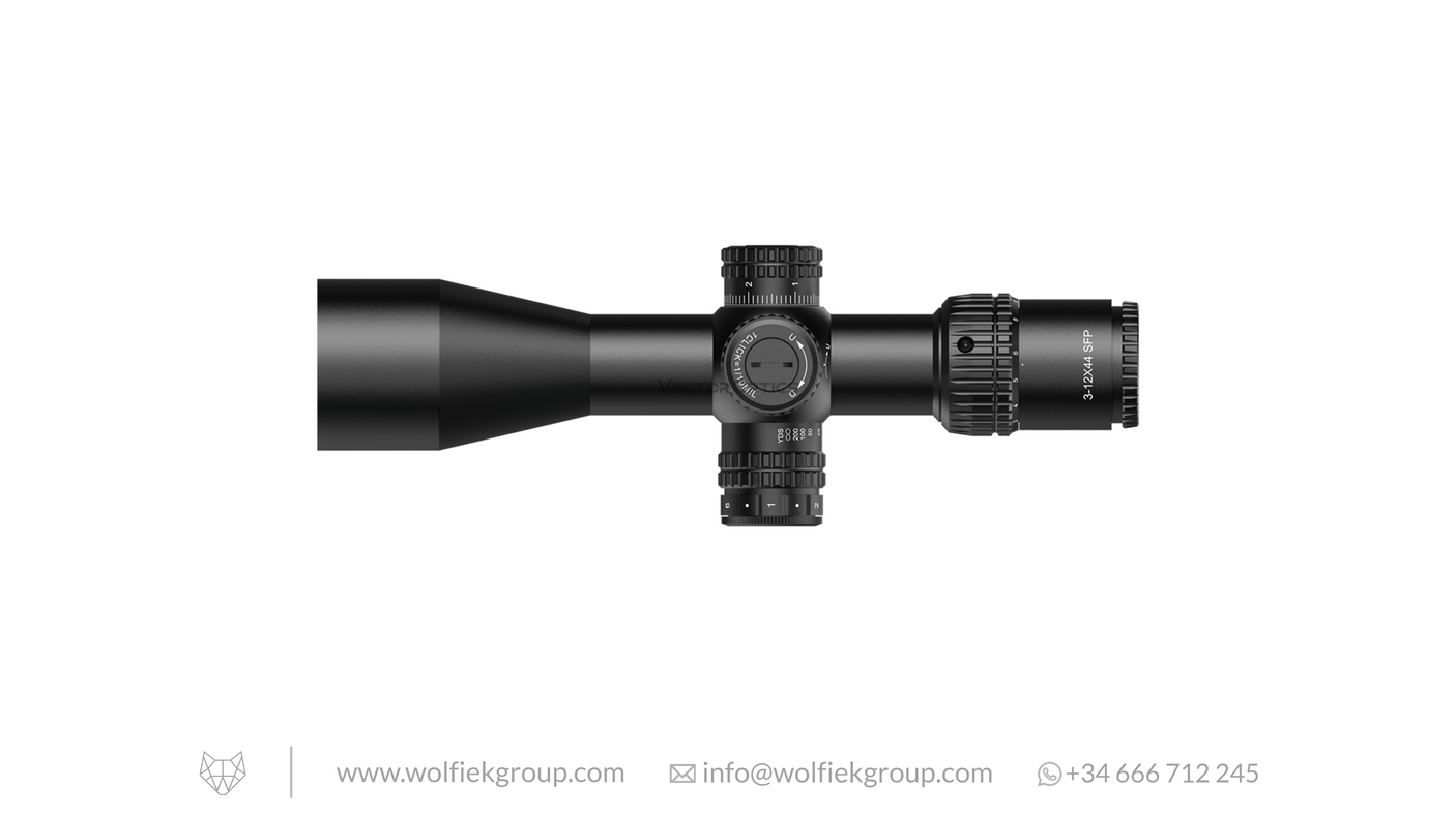 Vector Optics Veyron Compact Riflescope - 3-12x44IR SFP
