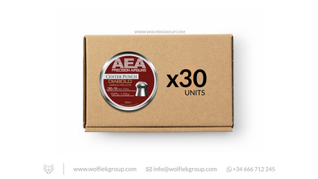AEA Master Box Center Punch Diabolo Pellets · Domed · Cal .35 (9mm)