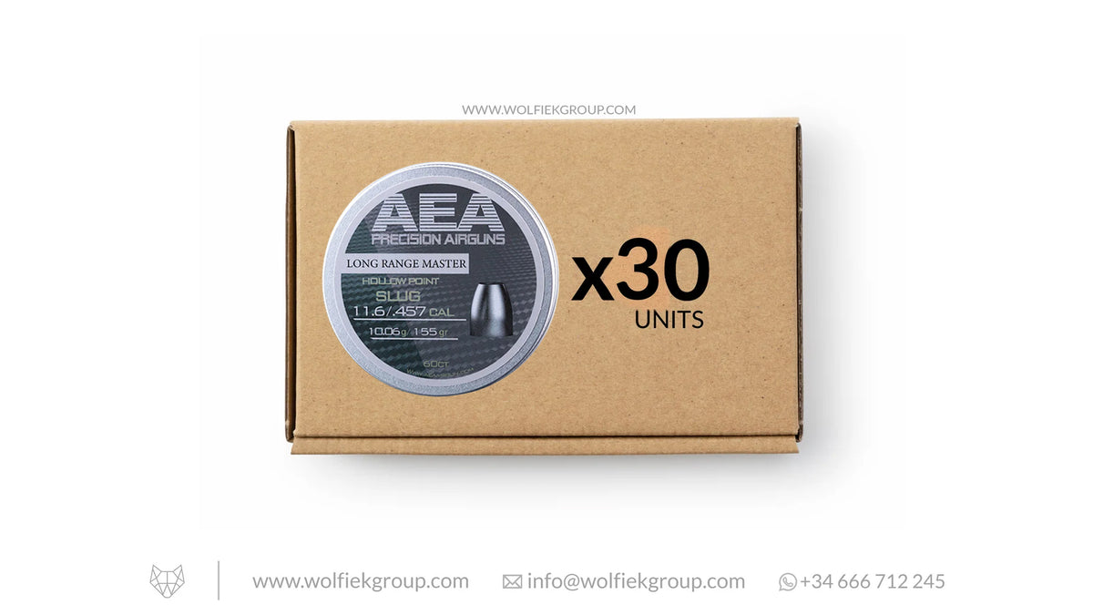 AEA Master Box Exact Hollow Point Slugs - Cal .457 (11.6mm) - 10.06g (155gr)