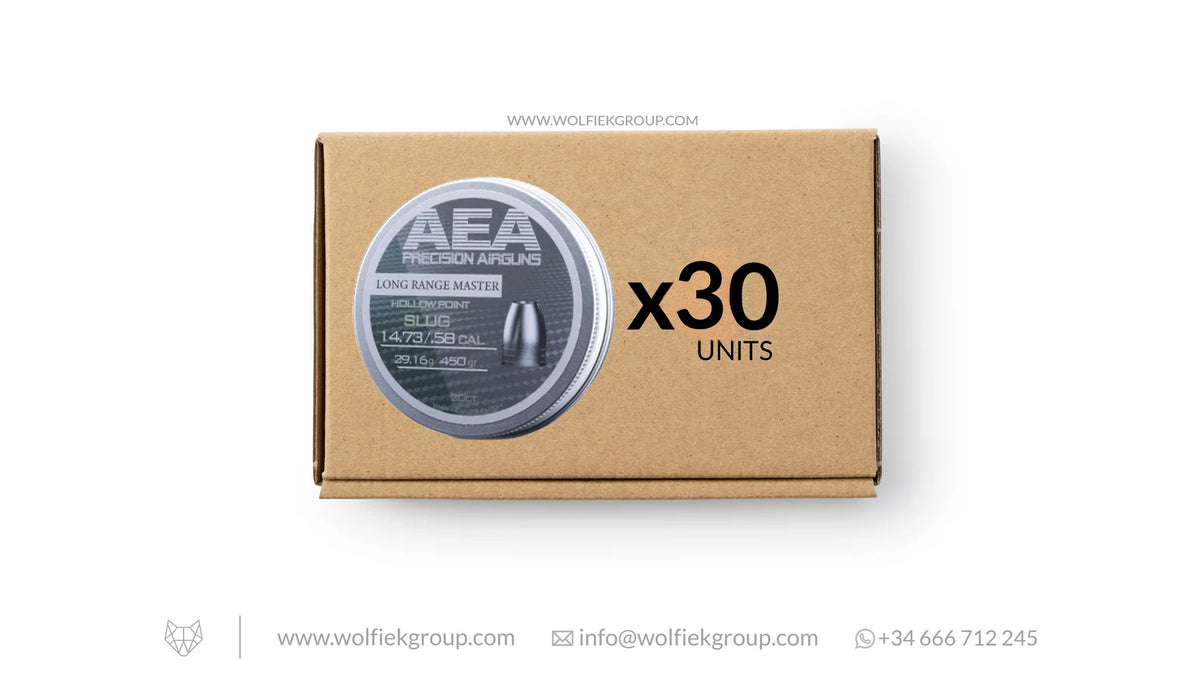 AEA Master Box Exact Hollow Point Slugs - Cal .58 (14.73mm) - 29.16g (450gr)